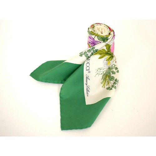 Sciarpa seta gucci bouquet - gucci,