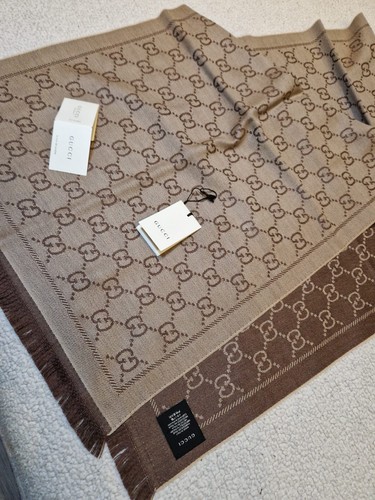 Sciarpa gucci beige marrone - sciarpa, e