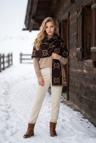 Sciarpa gucci monogram lana - sciarpa, gg