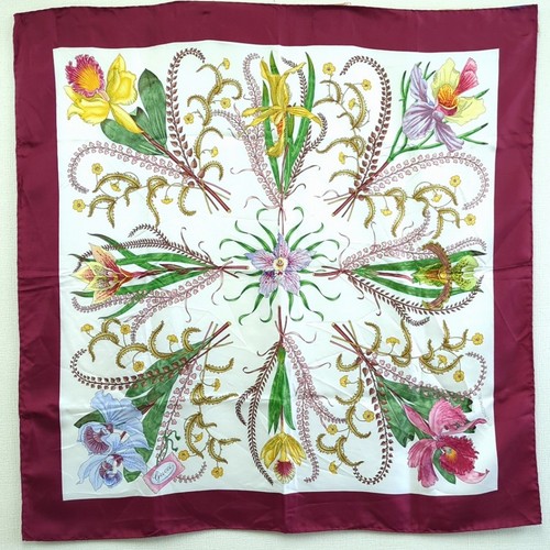 Sciarpa seta gucci orchidea - di,