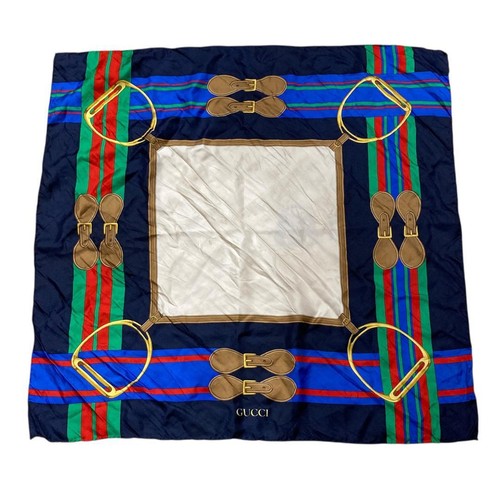 Sciarpa seta gucci motivo - gucci,