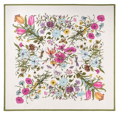 Gucci flora silk scarf - flora,