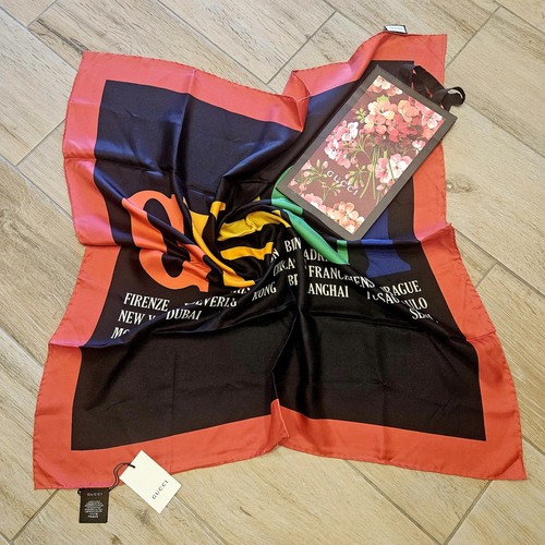 Foulard gucci cities rainbow - foulard,