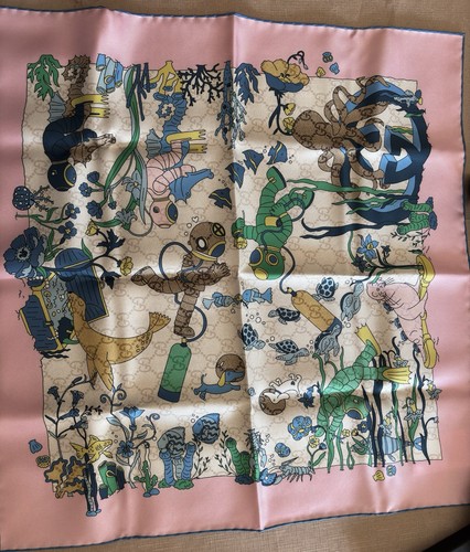 Gucci carré foulard seta - carré,