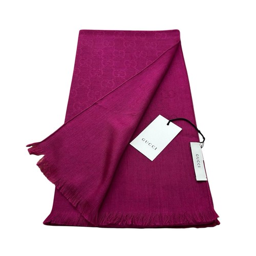 Stola gucci monogramma fucsia - stola,